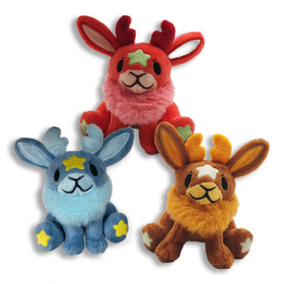 Mini Moon Jackalope Plush Keychain