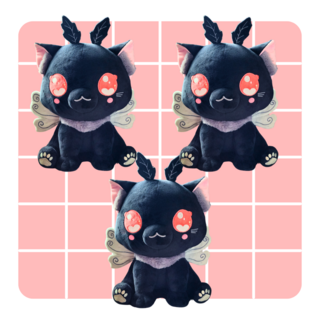 3x MothCat Plushies