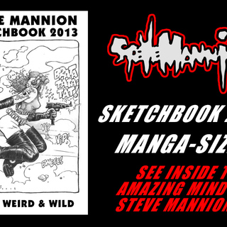 Steve Mannion Sketchbook 2013 Manga-Size