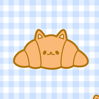 Mini Enamel Pin Meowissant