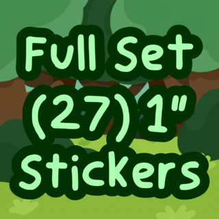 All 1” Bird Stickers