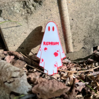 REDRUM Sheet Ghost Pin