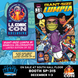 GIANT SIZE LUMPIA #1 - HOLOFOIL Los Angeles Comic Con Exclusive by Rebecca Delossantos LE 50