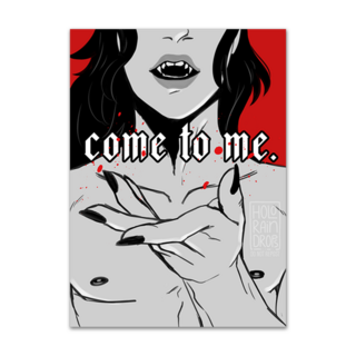 "Come To Me" 5x7 Foil Mini Print