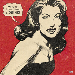 Vampire Needs a Drink Art Print