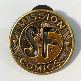 Mission: Comics Metal Pin