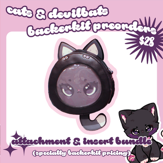 Black Cat Insert & Attachment 𝗕𝘂𝗻𝗱𝗹𝗲 Set