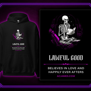 Lawful Good Book Lover Alignment Hoodie