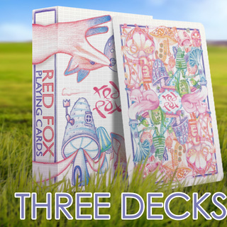 3 Marked V1.0 Decks LOW FLAT RATE SHIPPING