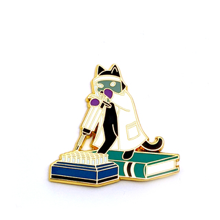 Pipette Cat Pin