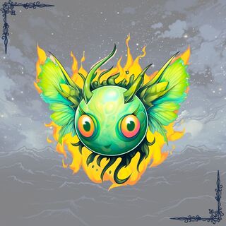 Alina the Will O' Wisp Holographic Sticker