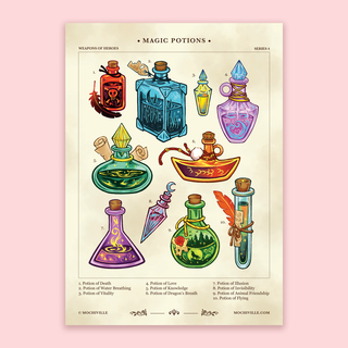 Magic Potions Art Print