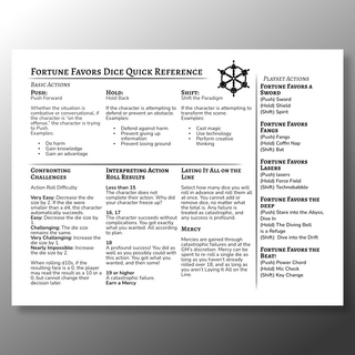Printed Quick Reference Guide