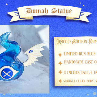Limited Edition Blue Flame Dumah Resin Statue