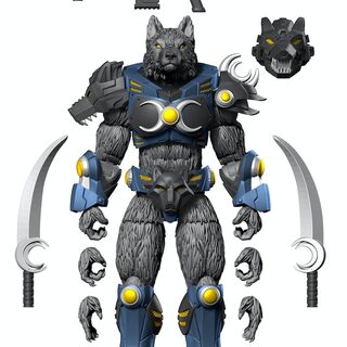 PREORDER - One (1) 6.5" Combat Creature Figure - Lunar Wolf Figure