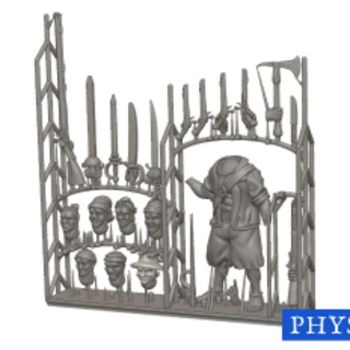 Customizable Maroon Character Sprue