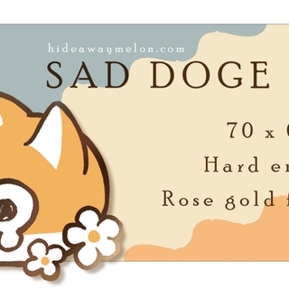 Sad Doge Pin