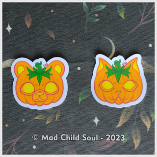 1x STICKER : Pumpkin Animal
