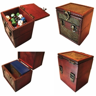 elven chest box dice coin deck fantasy vault