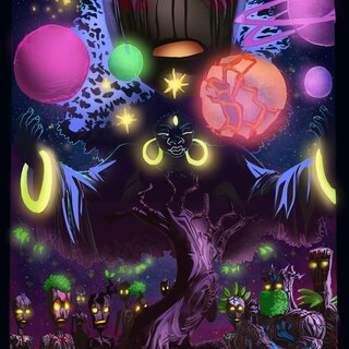 OLAJU UNIVERSE POSTER PRINT