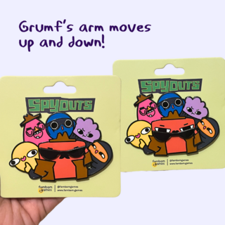 Interactive Enamel Pin