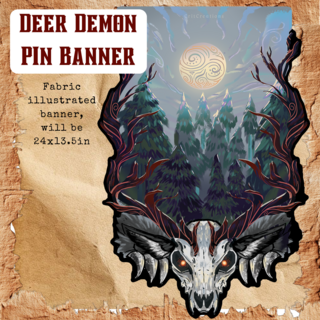 Banner Deer Demon