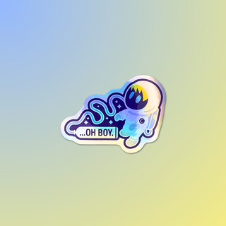 Oh Boy... Astronaut (Sam Carter / Amanda Tapping Variant) Holographic Sticker