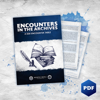 Encounters in the Archives: A D20 Encounter Table