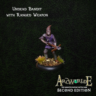(Metal) Zombie Bandit with Ranged Weapon