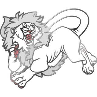 White Lion Pin Set