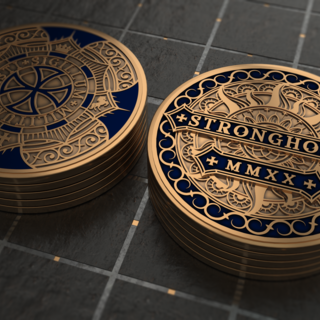 Stronghold Sapphire Coin