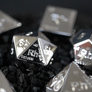 Polyhedral Set of Rhodium*Plated