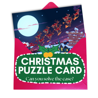 Christmas Puzzle Card - Say it ain't snow?