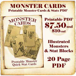 Monster Cards (PDF)