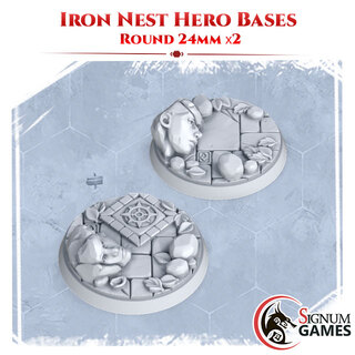 Iron Nest Hero Bases 24mm х2 №2