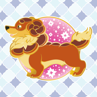 Dachsbun Bark Types Enamel Pin