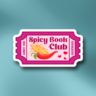 Book Club Sticker - Spicy