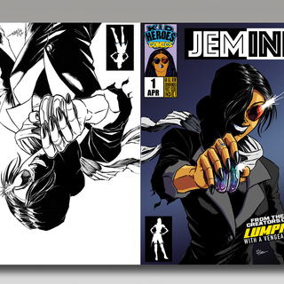 JEMINI #1 Comic Book DIGITAL PDF edition Cover A by Gerald Pilare
