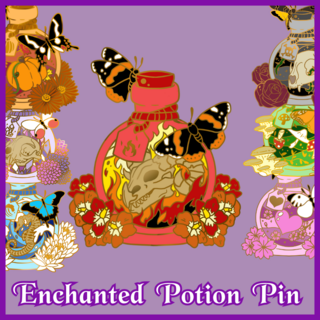 Enchanted Potions Enamel Pin