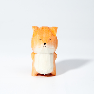 Kon Carved Wooden Fox