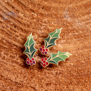 Holly leaf Mini Pin Set