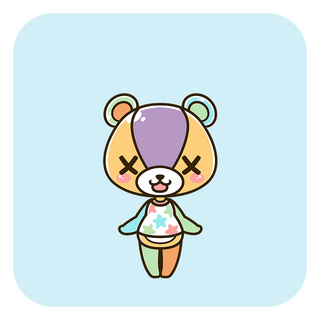Animal Crossing Stitches Enamel Pin
