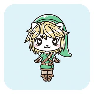 Legend of Zelda Link Classic Enamel Pin