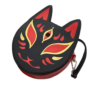 Kitsune Convertible Bag: Black