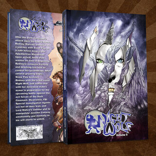 Night Wolf Volume 2 Die Cut Hard Cover