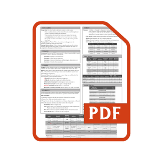 Digital - Avallen GM Cheat Sheets - PDF