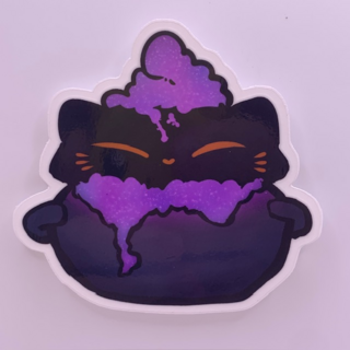 Bubbles cat sticker