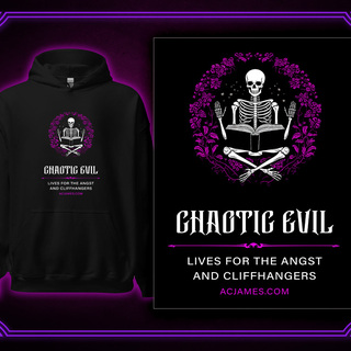 Chaotic Evil Book Lover Alignment Hoodie