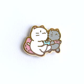 Family Time Kitty Mini Enamel Pin