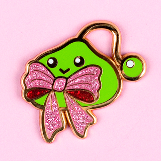 Slime With Bow Pin